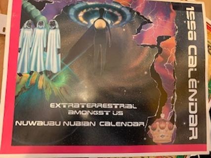 1996 Calendar Extraterrestrial Amongst us