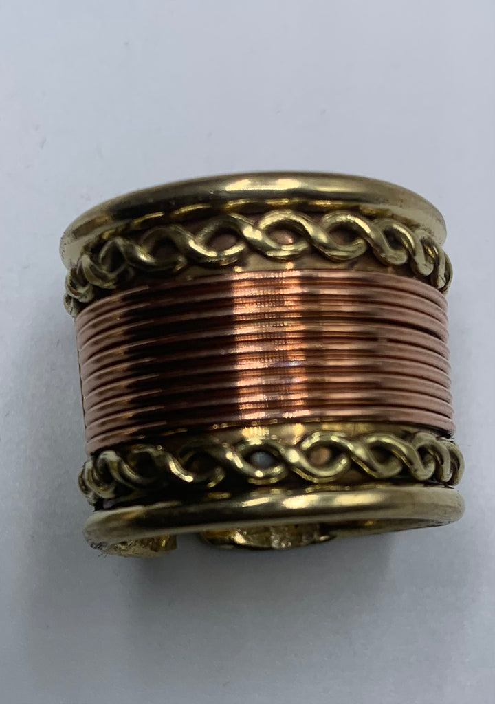 Cooper and Brass rings  ( Adjustable)