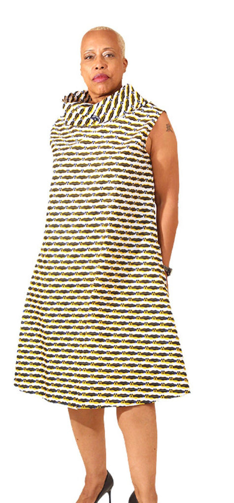 African Print Mod Dress