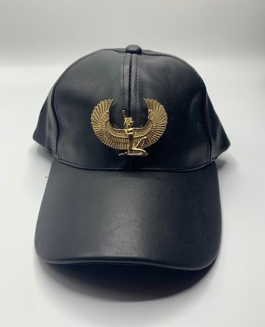 Isis Leather baseball cap