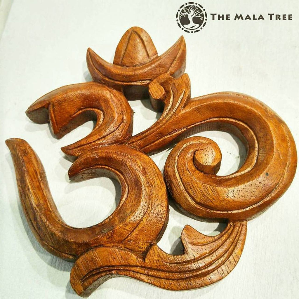 Wooden Om wall hanging