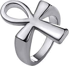 Silver Ankh ring